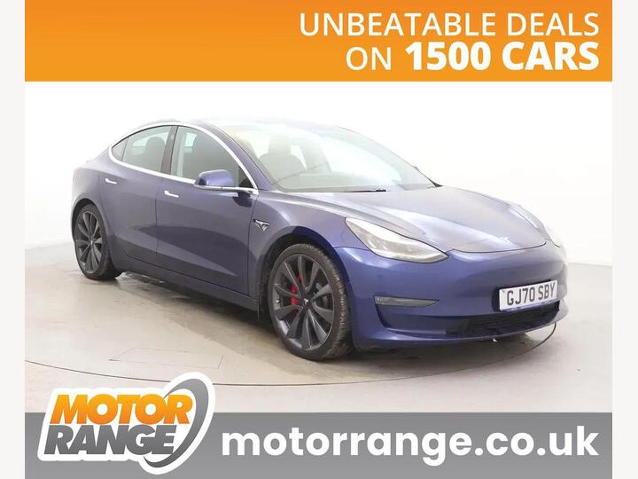 Tesla Model 3 (Dual Motor) Performance Auto 4WDE 4dr (Performance Upgrade)