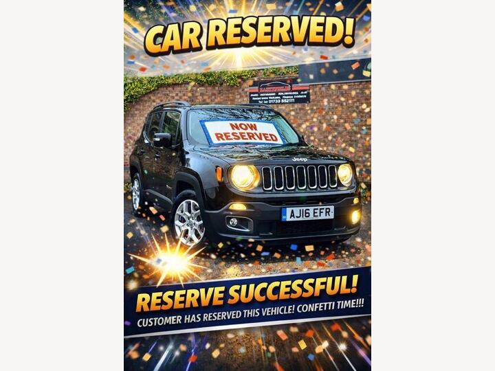 Jeep Renegade 1.6 MultiJetII Longitude Euro 6 (s/s) 5dr Jeep Renegade 1.6 MultiJetII Longitude Euro 6 (s/s) 5dr