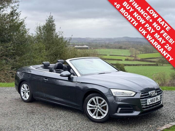 Audi A5 CABRIOLET 2.0 TFSI Sport S Tronic Euro 6 (s/s) 2dr Audi A5 CABRIOLET 2.0 TFSI Sport S Tronic Euro 6 (s/s) 2dr