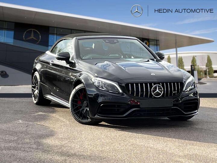Mercedes-Benz C Class 4.0 C63 V8 BiTurbo AMG S Night Edition (Premium Plus) Cabriolet SpdS MCT Euro 6 (s/s) 2dr Mercedes-Benz C Class 4.0 C63 V8 BiTurbo AMG S Night Edition (Premium Plus) Cabriolet SpdS MCT Euro 6 (s/s) 2dr