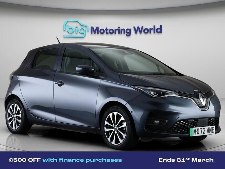 Renault Zoe R135 EV50 52kWh GT Line + Auto 5dr (Rapid Charge)
