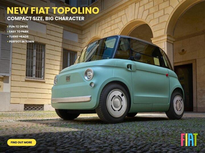 Fiat Topolino 5.4kWh LHD Auto 2dr