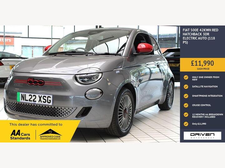 Fiat 500E 42kWh RED Auto 3dr