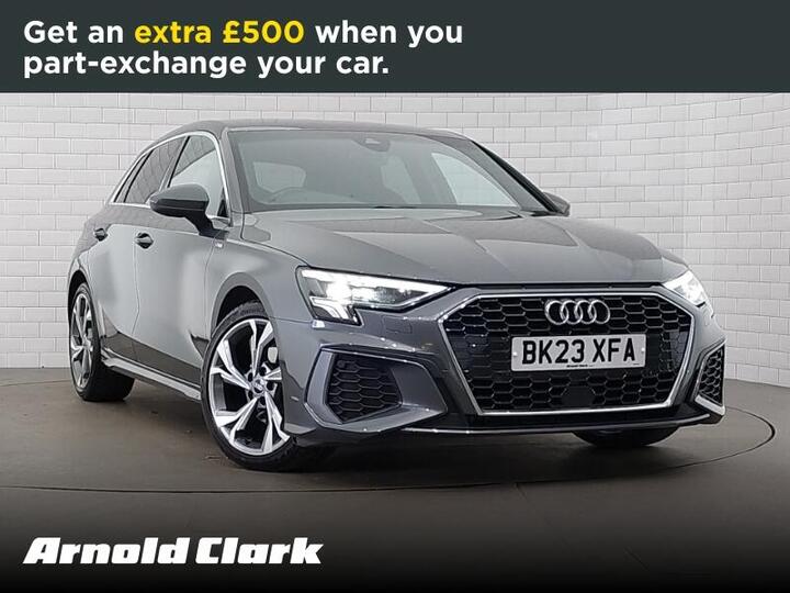Audi A3 1.0 TFSI 30 S Line Sportback S Tronic Euro 6 (s/s) 5dr