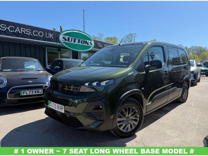 Peugeot E-Rifter 52kWh Allure Long MPV Auto 5dr (7.4kW Charger) Peugeot E-Rifter 52kWh Allure Long MPV Auto 5dr (7.4kW Charger)