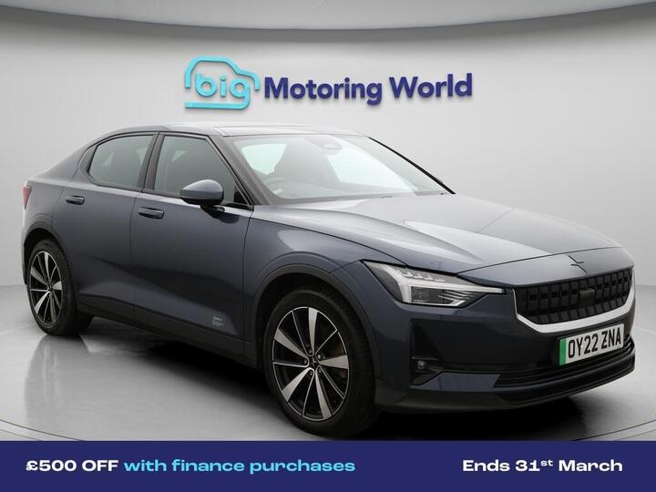 Polestar Polestar 2 Dual Motor 78kWh Long Range Fastback Auto 4WDE 5dr Polestar Polestar 2 Dual Motor 78kWh Long Range Fastback Auto 4WDE 5dr