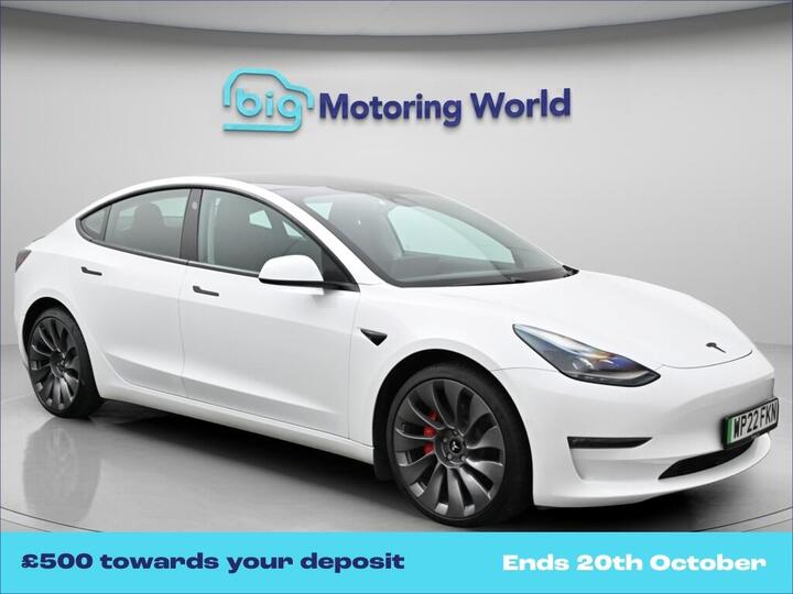 Tesla Model 3 (Dual Motor) Performance Auto 4WDE 4dr (Performance Upgrade)