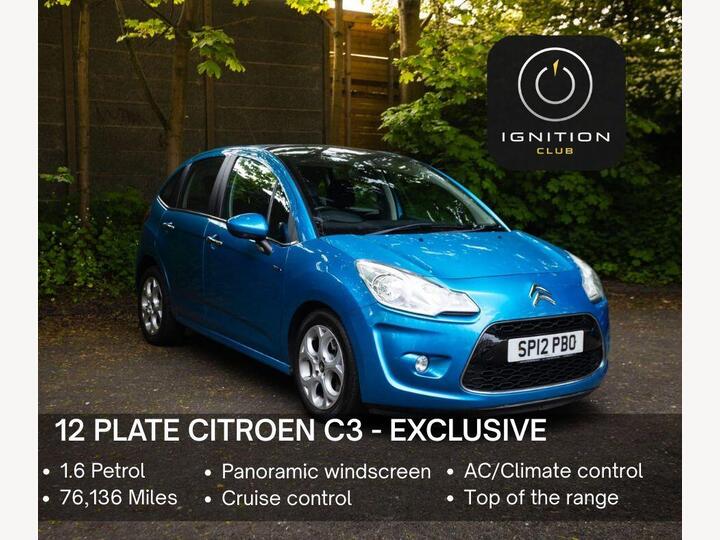 Citroen C3 1.6 VTi Exclusive Euro 5 5dr