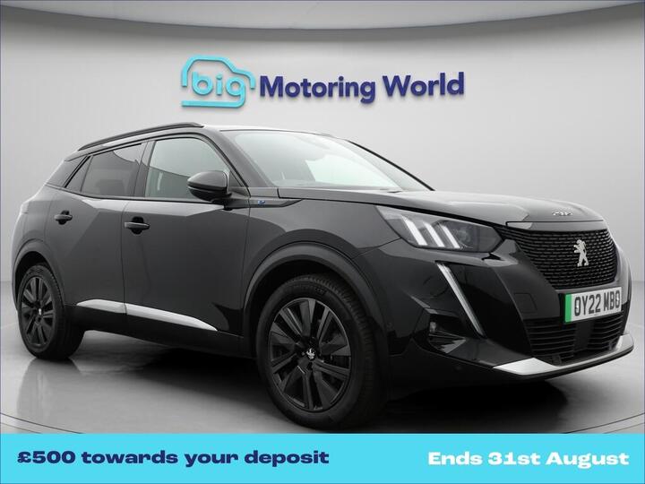 Peugeot E-2008 50kWh GT Premium Auto 5dr (7kW Charger)