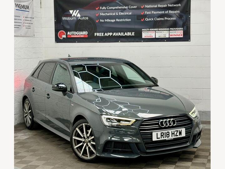 Audi A3 1.5 TFSI CoD Black Edition Sportback S Tronic Euro 6 (s/s) 5dr