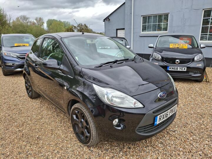 Ford Ka 1.2 Zetec Black Edition Euro 6 (s/s) 3dr