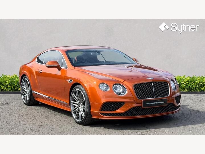 Bentley Continental 6.0 W12 GT Speed Auto 4WD Euro 6 2dr