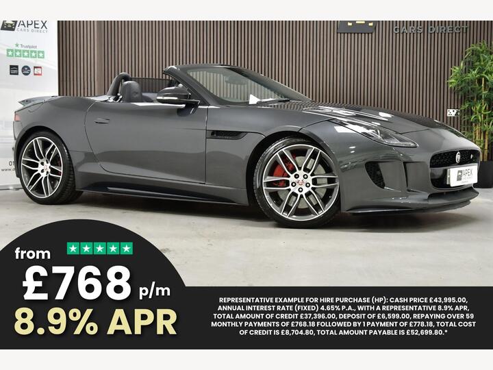 Jaguar F-Type 5.0 V8 R Auto AWD Euro 6 (s/s) 2dr