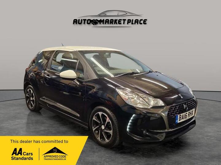 DS AUTOMOBILES DS 3 1.6 BlueHDi Elegance Euro 6 (s/s) 3dr DS AUTOMOBILES DS 3 1.6 BlueHDi Elegance Euro 6 (s/s) 3dr