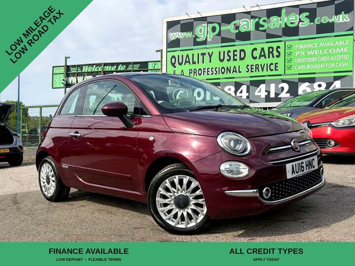 Fiat 500 1.2 Lounge Euro 6 (s/s) 3dr