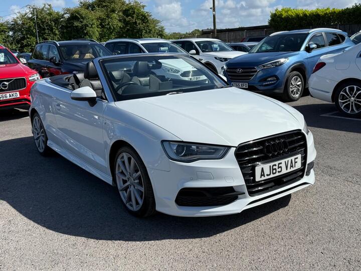 Audi A3 Cabriolet 1.4 TFSI CoD S Line S Tronic Euro 6 (s/s) 2dr (Nav) Audi A3 Cabriolet 1.4 TFSI CoD S Line S Tronic Euro 6 (s/s) 2dr (Nav)