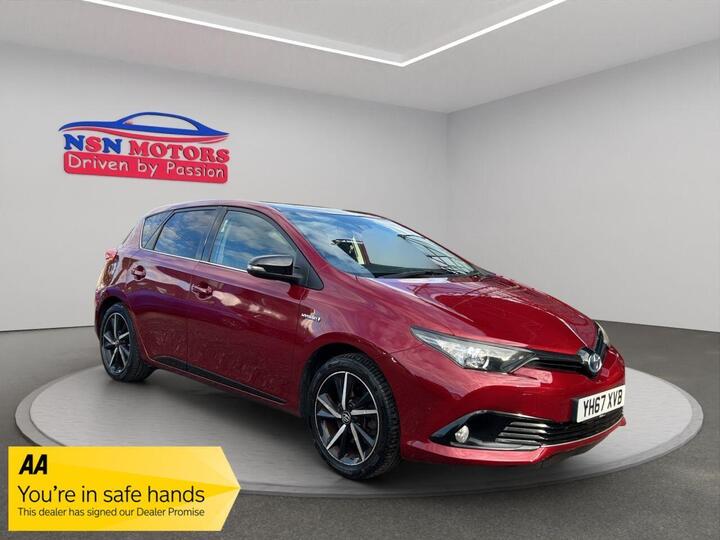 Toyota AURIS 1.8 VVT-h GB25 CVT Euro 6 (s/s) 5dr (Safety Sense)
