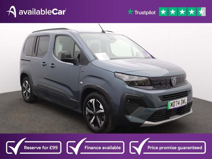 Peugeot E-Rifter 52kWh GT Standard MPV Auto 5dr (11kW Charger)