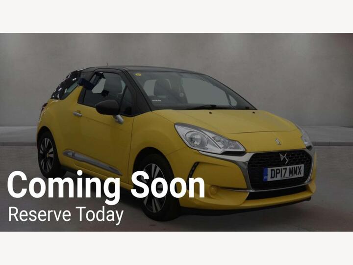 DS AUTOMOBILES 3 1.2 PureTech Chic Euro 6 3dr