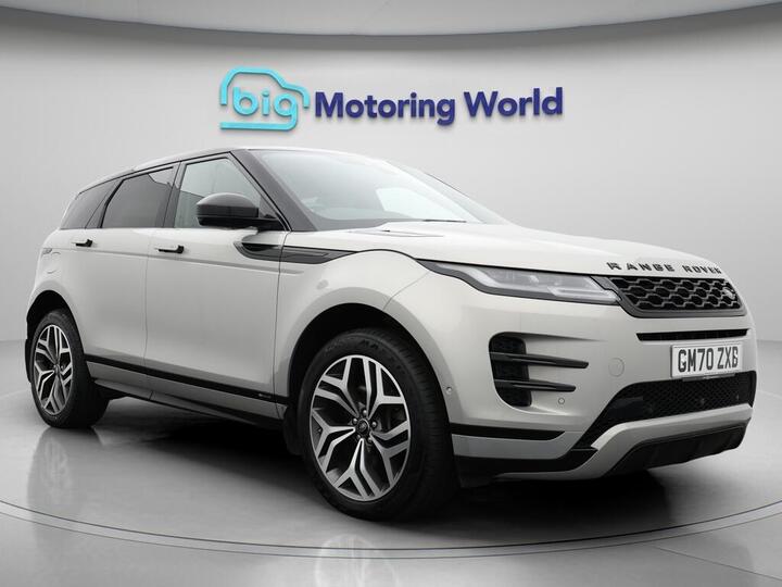 Land Rover Range Rover Evoque 1.5 P300e 12.2kWh R-Dynamic HSE Auto 4WD Euro 6 (s/s) 5dr Land Rover Range Rover Evoque 1.5 P300e 12.2kWh R-Dynamic HSE Auto 4WD Euro 6 (s/s) 5dr
