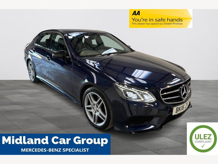 Mercedes-Benz E Class 2.1 E220 BlueTEC AMG Night Edition G-Tronic+ Euro 6 (s/s) 4dr Mercedes-Benz E Class 2.1 E220 BlueTEC AMG Night Edition G-Tronic+ Euro 6 (s/s) 4dr