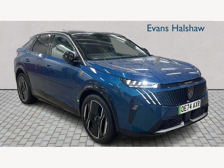 Peugeot E-3008 ELECTRIC ESTATE 73kWh GT Auto 5dr Peugeot E-3008 ELECTRIC ESTATE 73kWh GT Auto 5dr