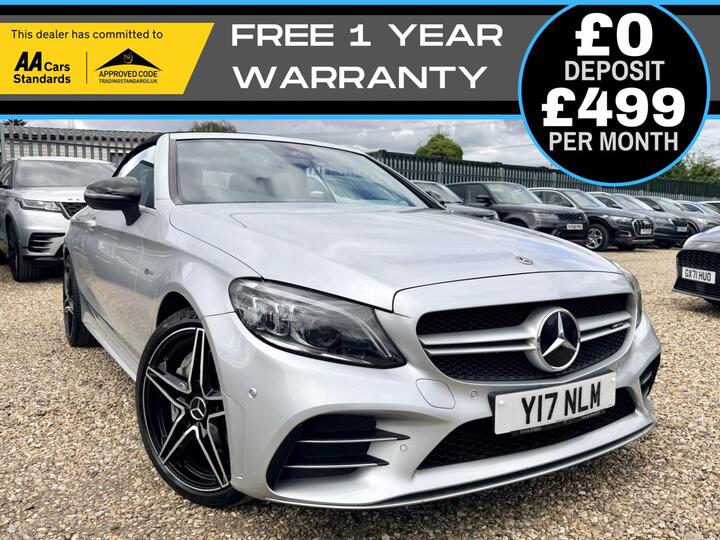 Mercedes-Benz C CLASS 3.0 C43 V6 AMG (Premium) Cabriolet G-Tronic+ 4MATIC Euro 6 (s/s) 2dr