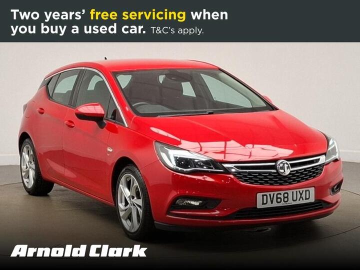 Vauxhall Astra 1.6i Turbo SRi Nav Euro 6 (s/s) 5dr