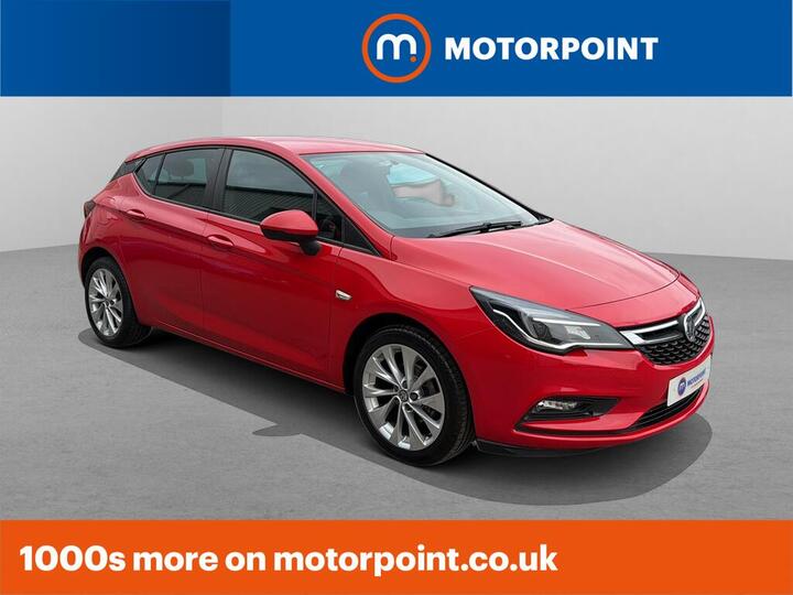 Vauxhall Astra 1.0i Turbo EcoTEC Tech Line Nav Euro 6 (s/s) 5dr