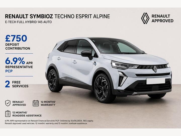 Renault Symbioz 1.6 E-TECH Techno Esprit Alpine Auto Euro 6 (s/s) 5dr