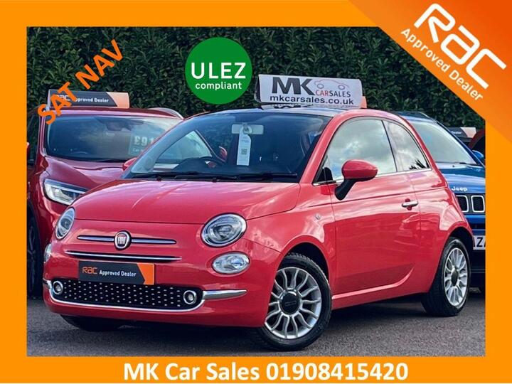 Fiat 500 1.2 Lounge Euro 6 (s/s) 3dr