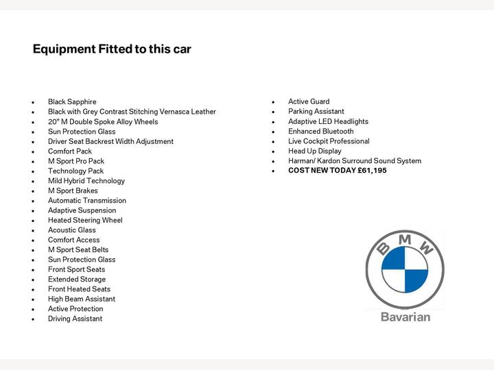 BMW X4 2.0 20d MHT M Sport Auto XDrive Euro 6 (s/s) 5dr