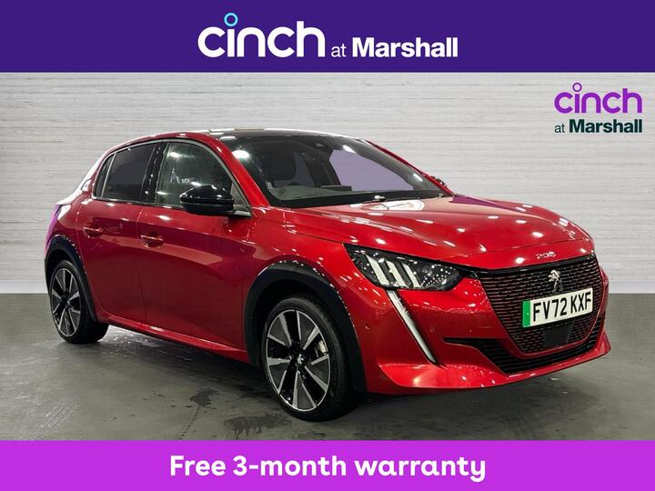 Peugeot E-208 50kWh GT Auto 5dr (7kW Charger)