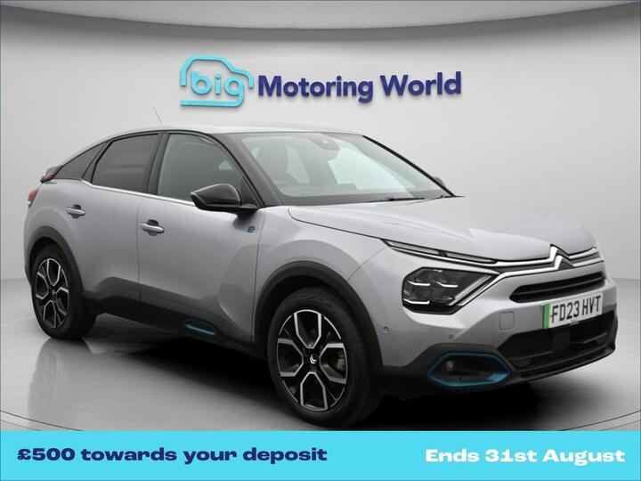 Citroen E-C4 50kWh Shine Plus Auto 5dr (7.4kW Charger)