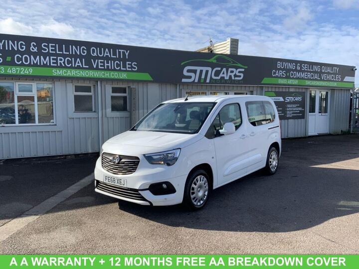 Vauxhall COMBO LIFE 1.5 Turbo D BlueInjection Energy Euro 6 (s/s) 5dr