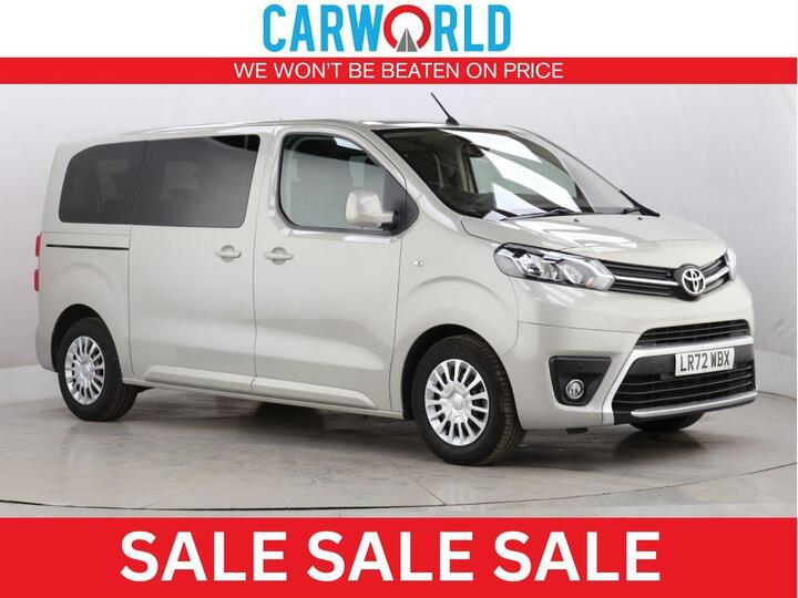 Toyota PROACE VERSO 1.5D Shuttle Medium MPV MWB Euro 6 (s/s) 5dr (9 Seat) Toyota PROACE VERSO 1.5D Shuttle Medium MPV MWB Euro 6 (s/s) 5dr (9 Seat)