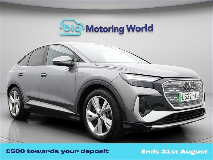 Audi Q4 E-tron 50 S Line Sportback Auto Quattro 5dr 82kWh