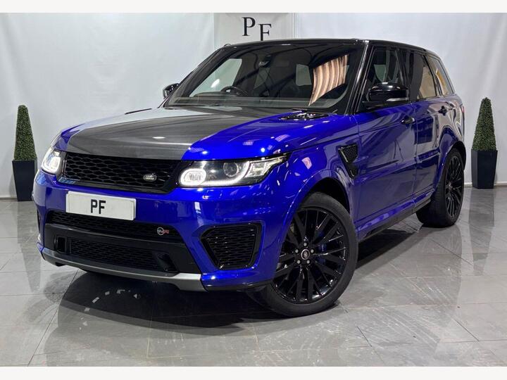 Land Rover RANGE ROVER SPORT 5.0 V8 SVR Auto 4WD Euro 6 (s/s) 5dr Land Rover RANGE ROVER SPORT 5.0 V8 SVR Auto 4WD Euro 6 (s/s) 5dr