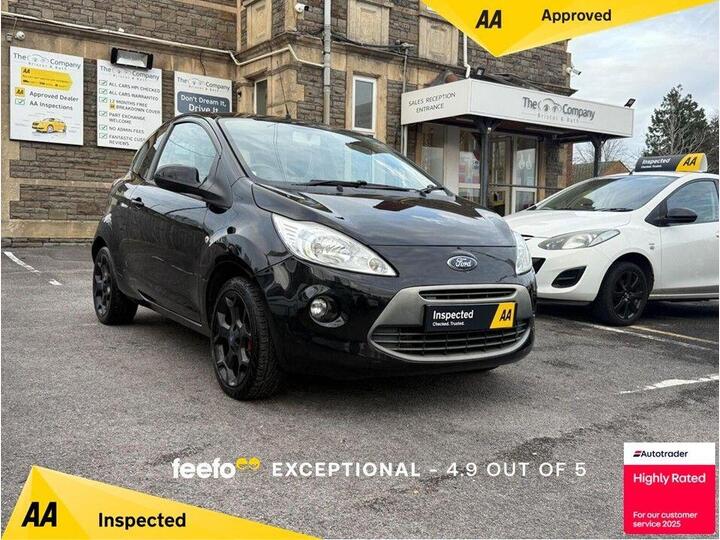 Ford Ka 1.2 Zetec Black Edition Euro 6 (s/s) 3dr