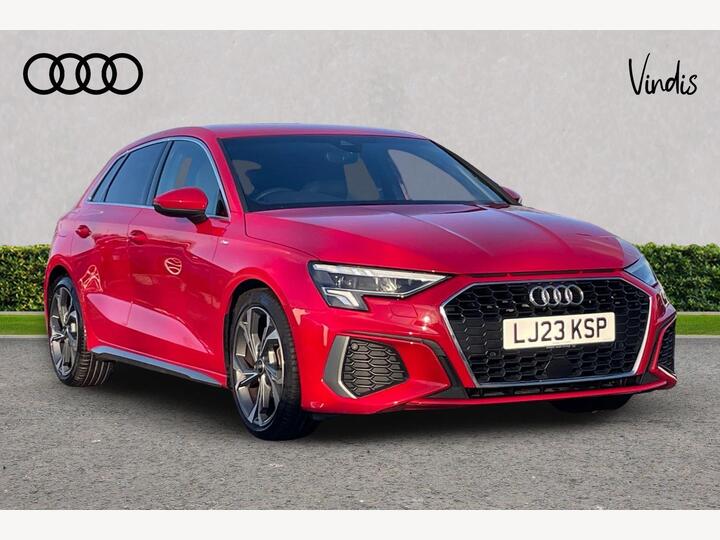 Audi A3 Sportback 1.0 TFSI 30 S Line Sportback S Tronic Euro 6 (s/s) 5dr