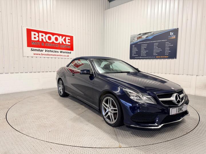 Mercedes-Benz E Class 2.1 E220 BlueTEC AMG Line Cabriolet G-Tronic+ Euro 6 (s/s) 2dr Mercedes-Benz E Class 2.1 E220 BlueTEC AMG Line Cabriolet G-Tronic+ Euro 6 (s/s) 2dr