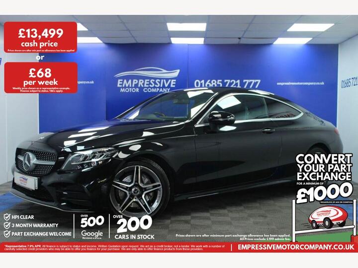 Mercedes-Benz C-CLASS 1.6 C180 AMG Line Euro 6 2dr Mercedes-Benz C-CLASS 1.6 C180 AMG Line Euro 6 2dr