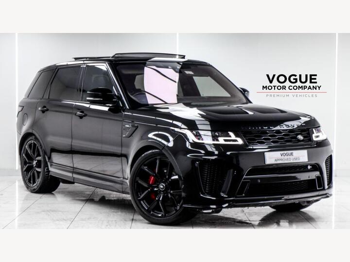 Land Rover RANGE ROVER SPORT 5.0 P575 V8 SVR Auto 4WD Euro 6 (s/s) 5dr Land Rover RANGE ROVER SPORT 5.0 P575 V8 SVR Auto 4WD Euro 6 (s/s) 5dr