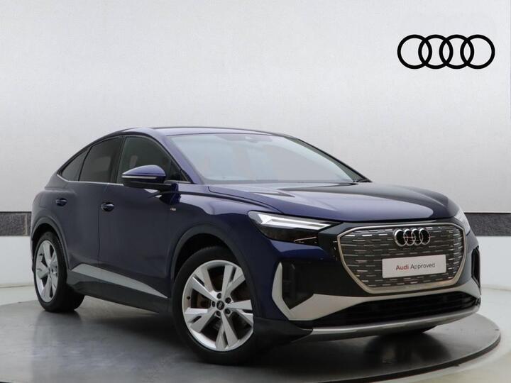 Audi Q4 40 S Line Sportback Auto 5dr 82kWh Audi Q4 40 S Line Sportback Auto 5dr 82kWh