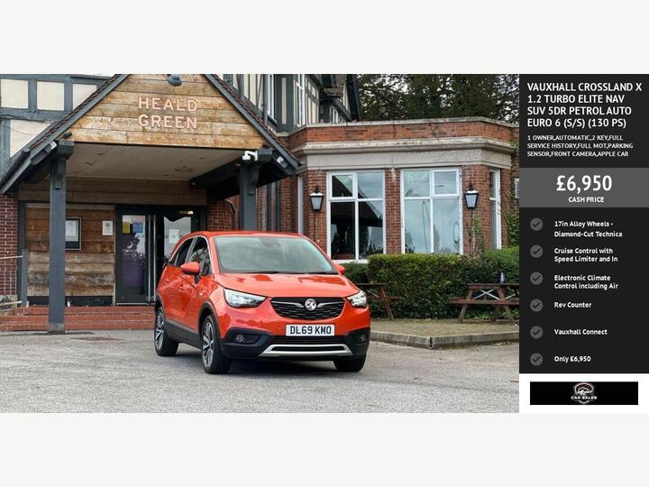 Vauxhall CROSSLAND X 1.2 Turbo Elite Nav Auto Euro 6 (s/s) 5dr