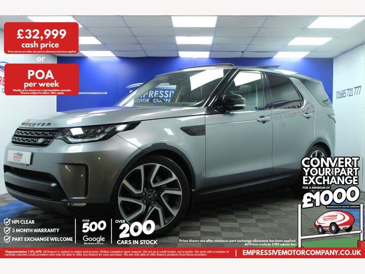 Land Rover DISCOVERY 3.0 SD V6 HSE Luxury Auto 4WD Euro 6 (s/s) 5dr Land Rover DISCOVERY 3.0 SD V6 HSE Luxury Auto 4WD Euro 6 (s/s) 5dr