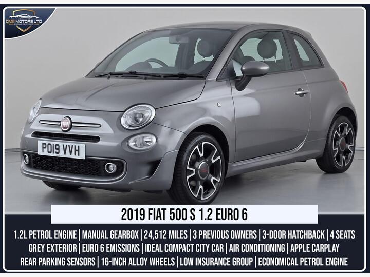 Fiat 500 1.2 S Euro 6 (s/s) 3dr