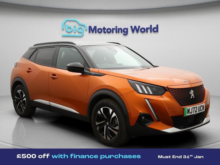 Peugeot E-2008 50kWh GT Auto 5dr (7kW Charger)