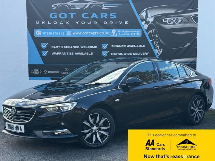 Vauxhall Insignia 2.0 Turbo D BlueInjection Tech Line Nav Grand Sport Euro 6 (s/s) 5dr Vauxhall Insignia 2.0 Turbo D BlueInjection Tech Line Nav Grand Sport Euro 6 (s/s) 5dr