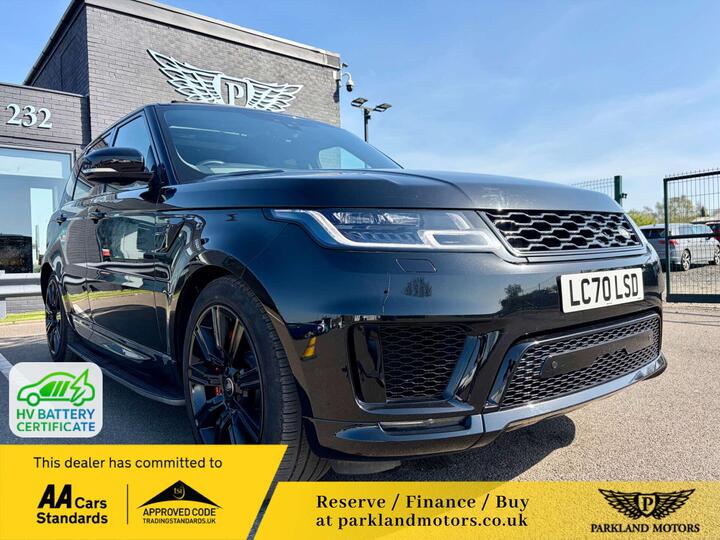 Land Rover RANGE ROVER SPORT 2.0 P400e 13.1kWh HSE Dynamic Black Auto 4WD Euro 6 (s/s) 5dr